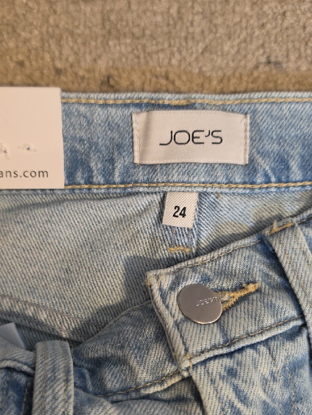 Joe's Jeans The Mia" High-Rise Wide-Leg, Size 24, NWT - Picture 2 of 16